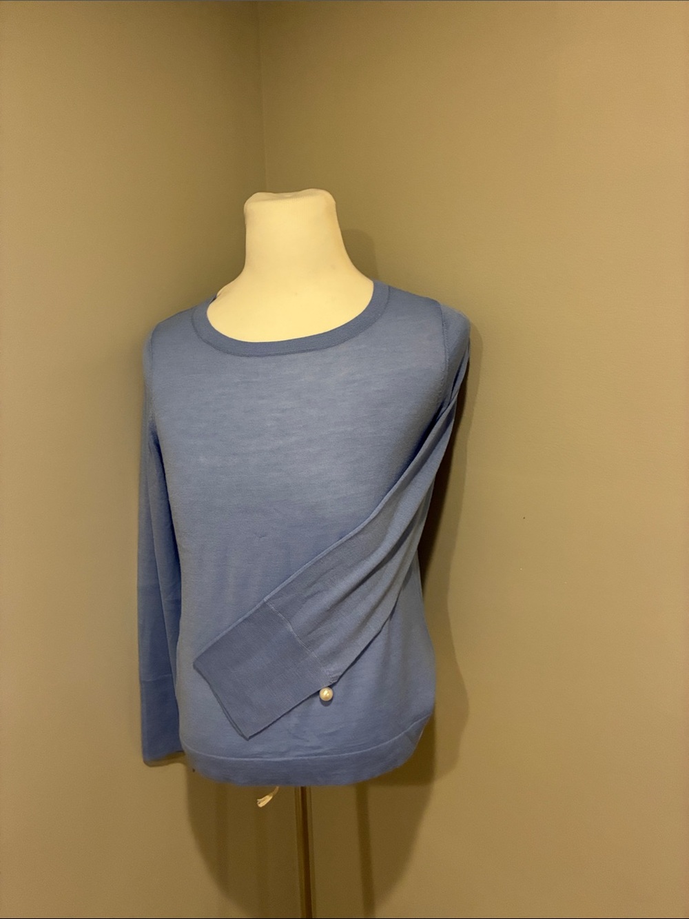 Ann Taylor Powder Blue Crewneck Sweater